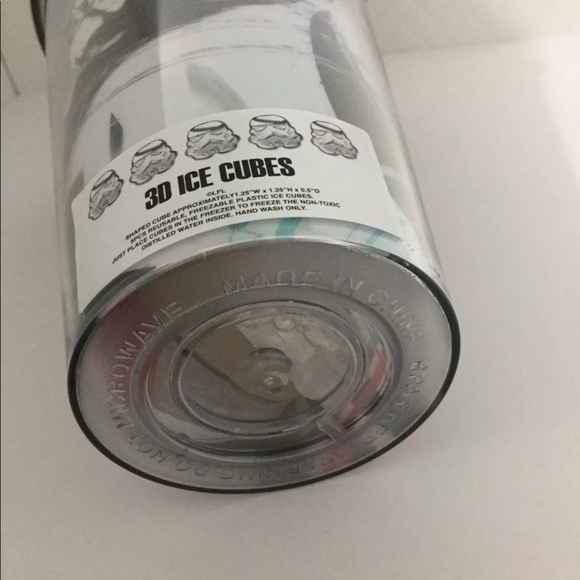 New Star Wars 16oz Plastic Travel Tumbler With 3D Ice Cubes, Instructions, Straw - Picture 4 of 7